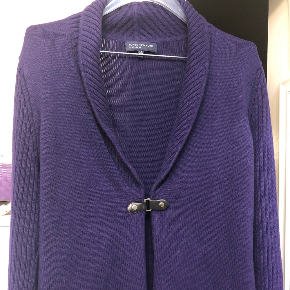 Jones New York Signature Cardigan Sweater, Sz L